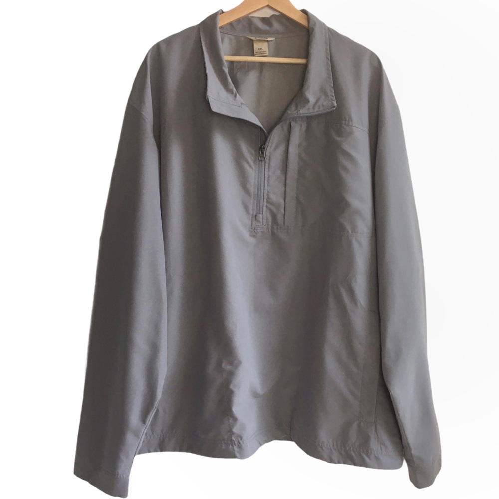 Duluth Trading Co Bogey Windshirt Pull Over Gray Size 2XL